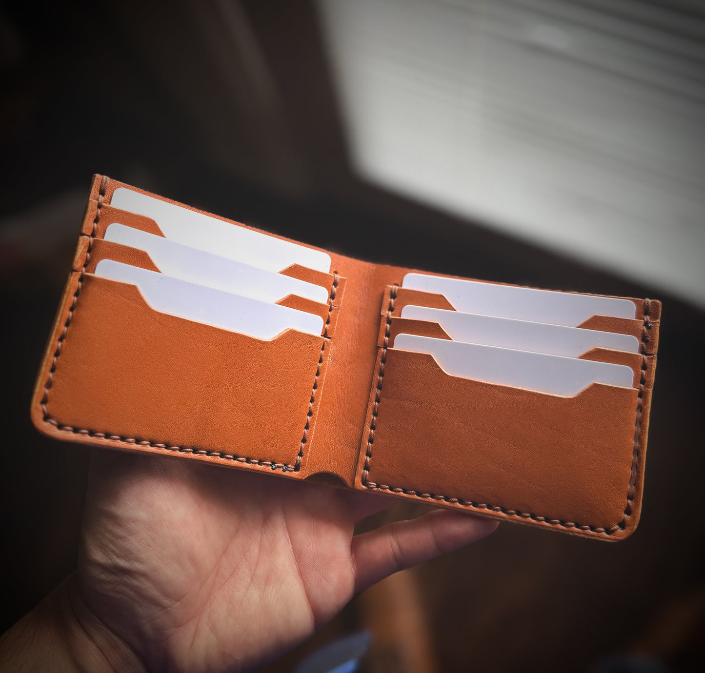 RTS 'Revenant' Full Grain 6 Card Slot Bi Fold Wallet