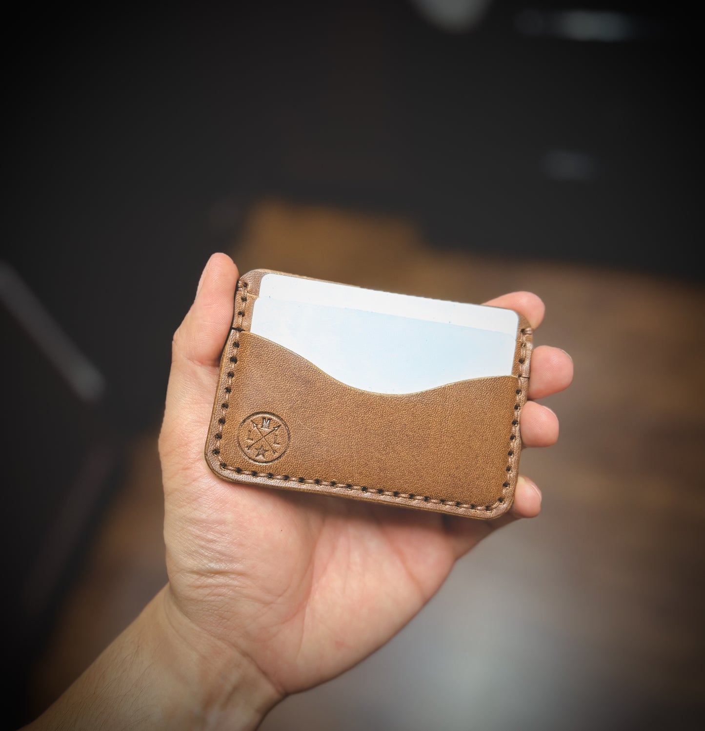 RTS 'Banshee' 4 Card Slot Full Grain Leather Wallet