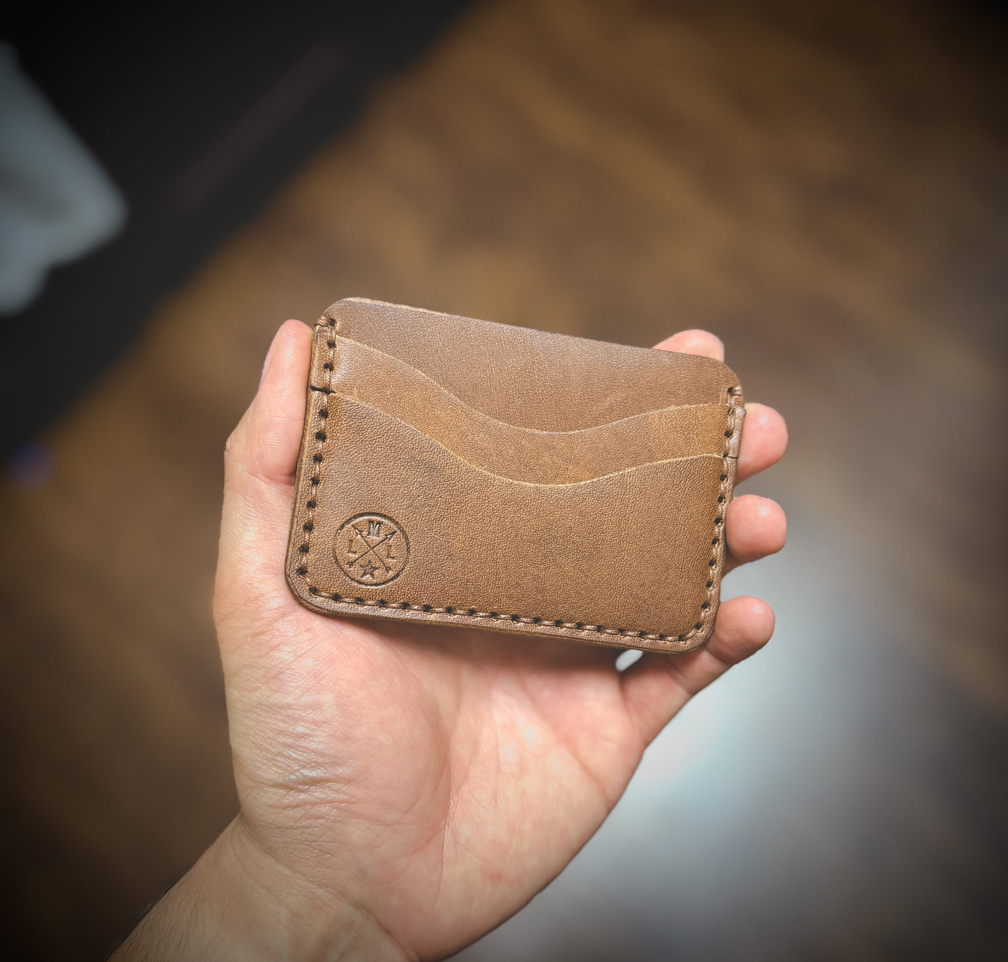 RTS 'Banshee' 4 Card Slot Full Grain Leather Wallet