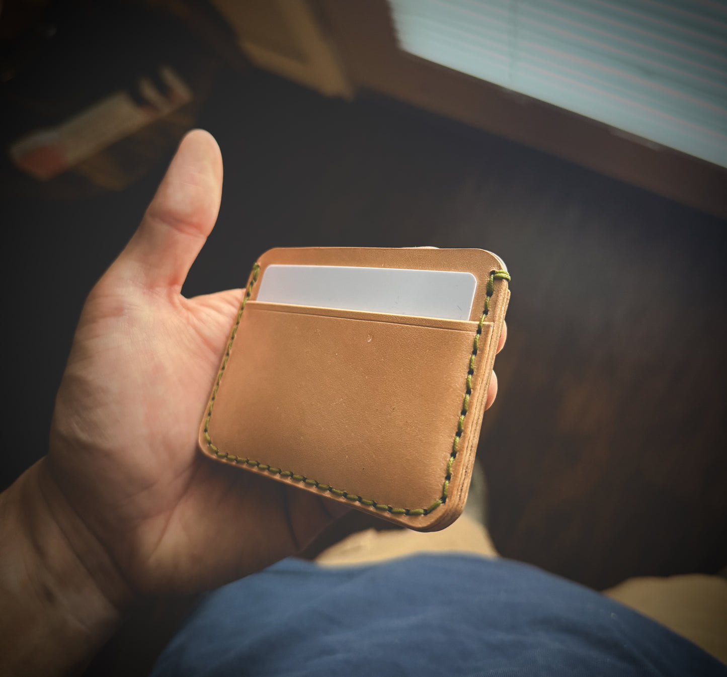 RTS 'Banshee' 4 Card Slot Full Grain Leather Wallet