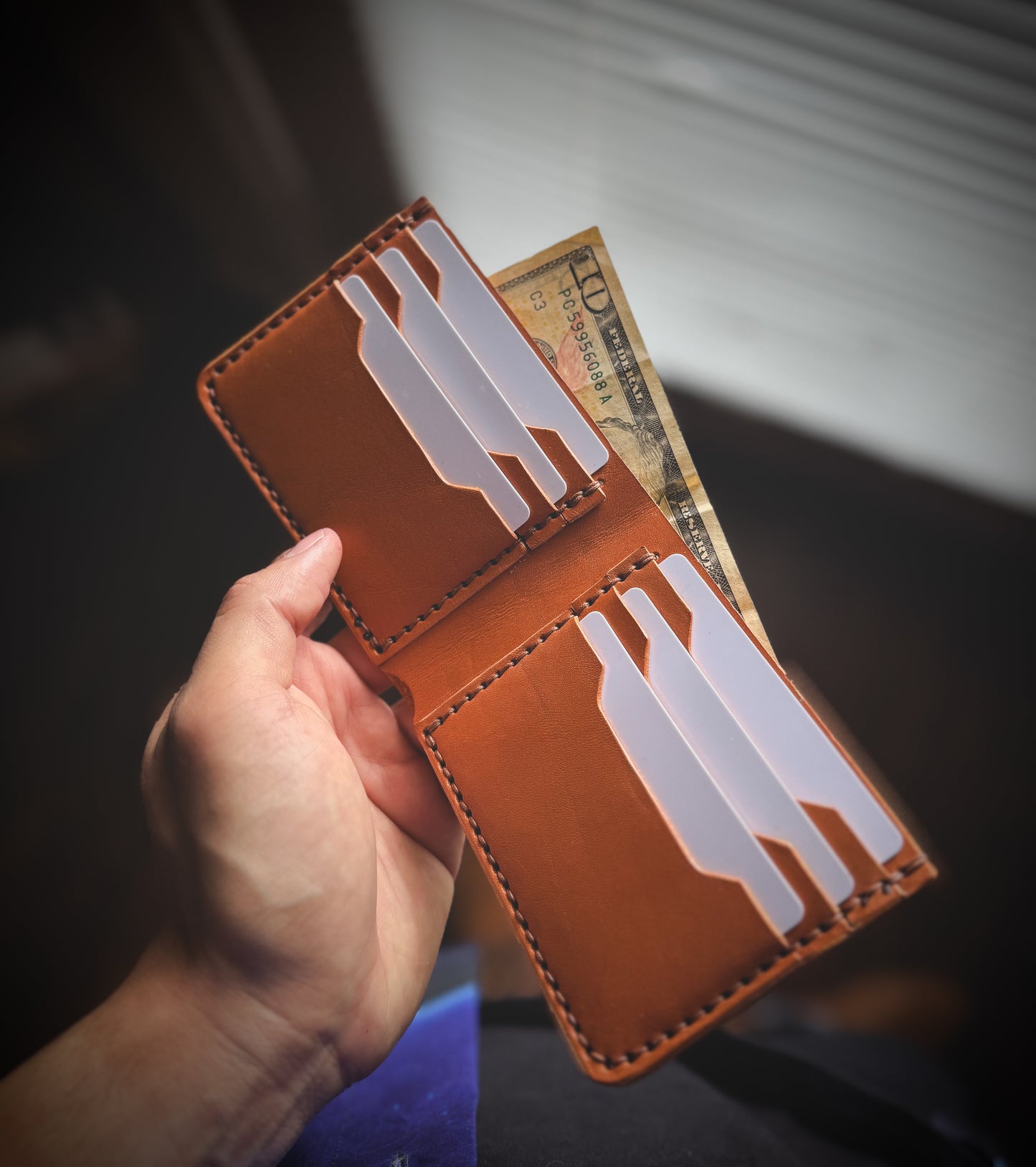 RTS 'Revenant' Full Grain 6 Card Slot Bi Fold Wallet