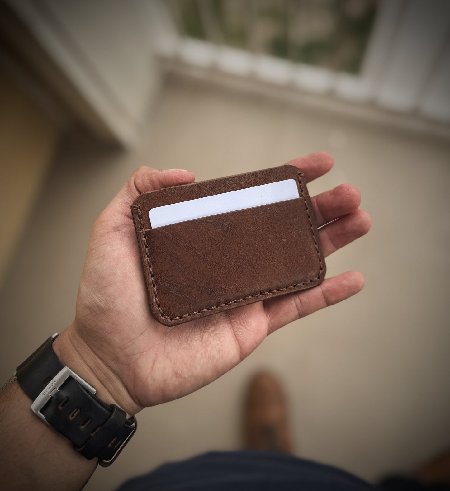RTS 'Banshee' 4 Card Slot Full Grain Leather Wallet