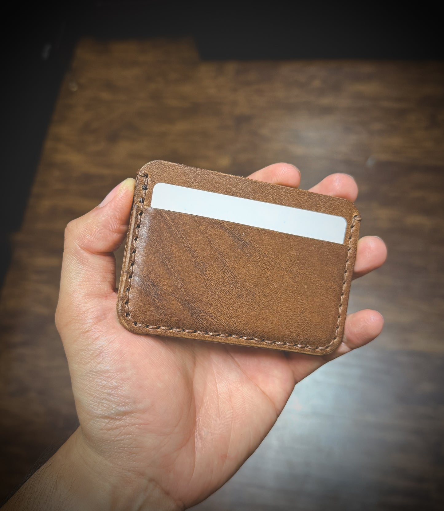RTS 'Banshee' 4 Card Slot Full Grain Leather Wallet