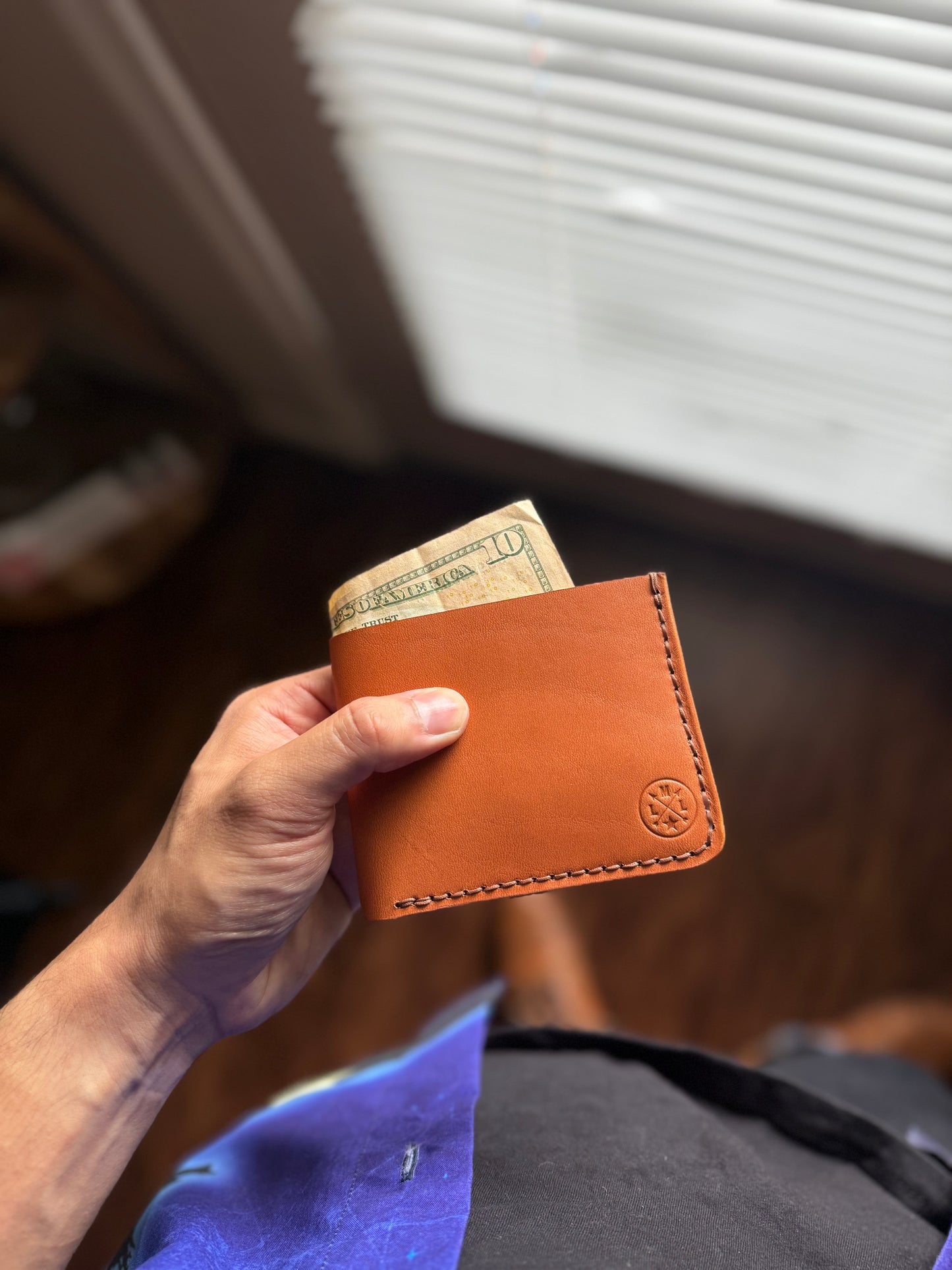 RTS 'Revenant' Full Grain 6 Card Slot Bi Fold Wallet