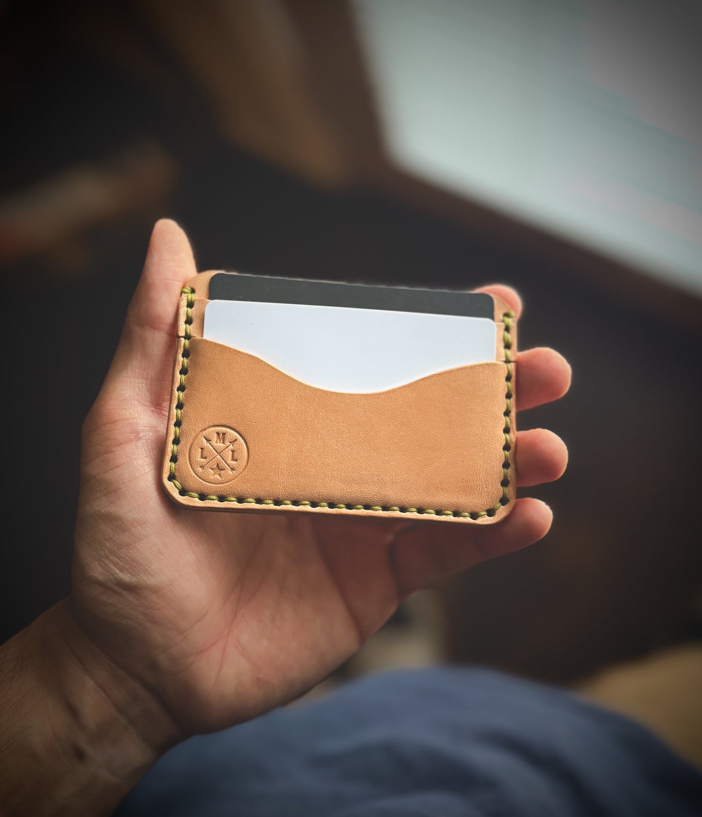 RTS 'Banshee' 4 Card Slot Full Grain Leather Wallet