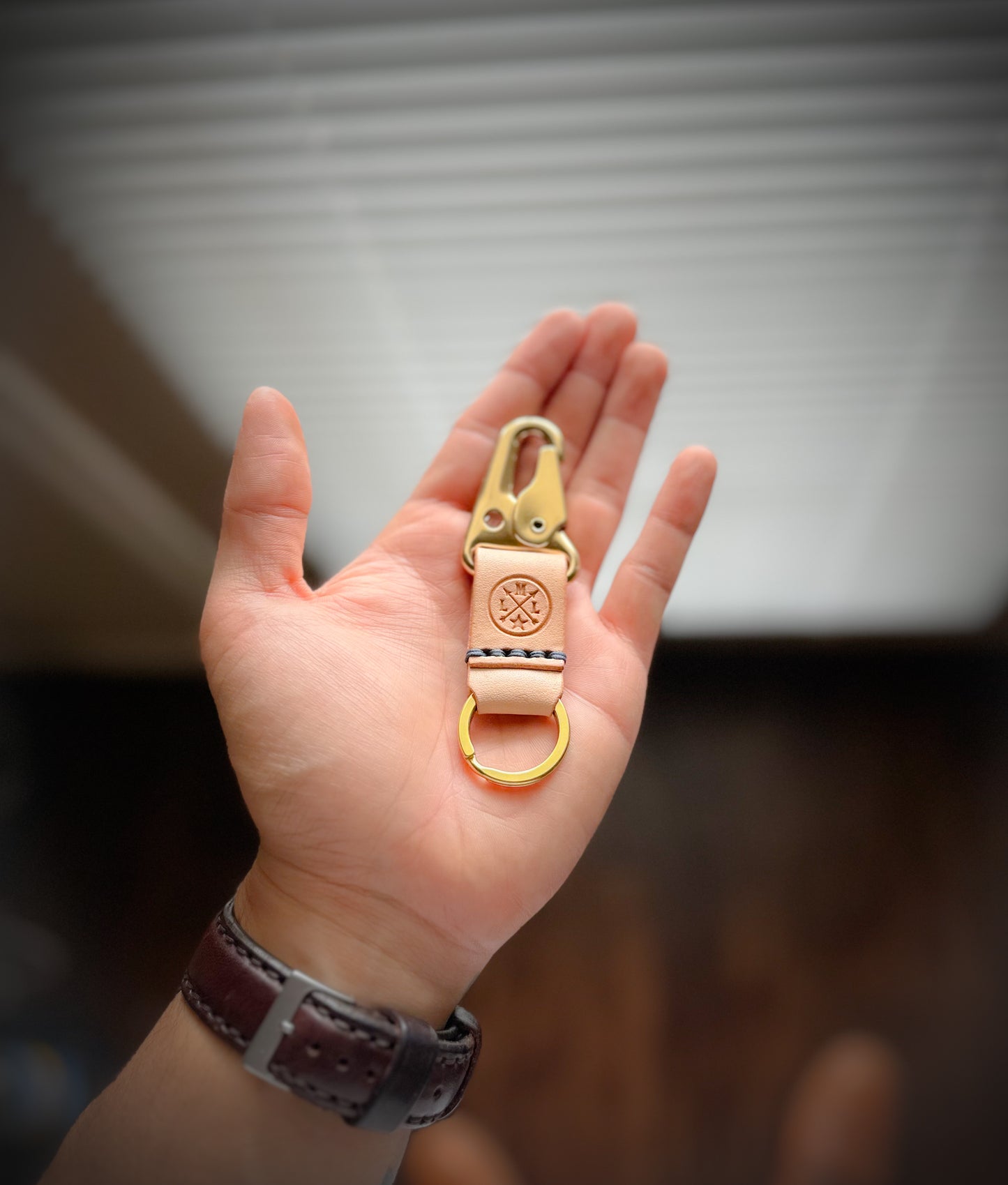The 'Thaye' Full Grain Leather Key Chain