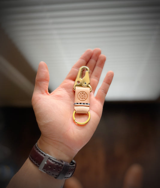 The 'Thaye'  Full Grain Leather Key Chain