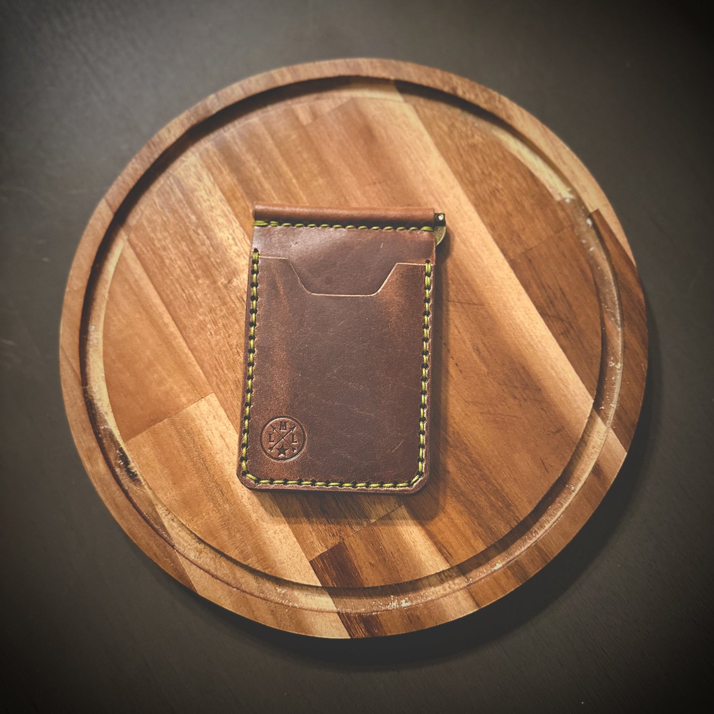 RTS ‘Wraith’ - 4 Card slot in Harvest with Olive Thread