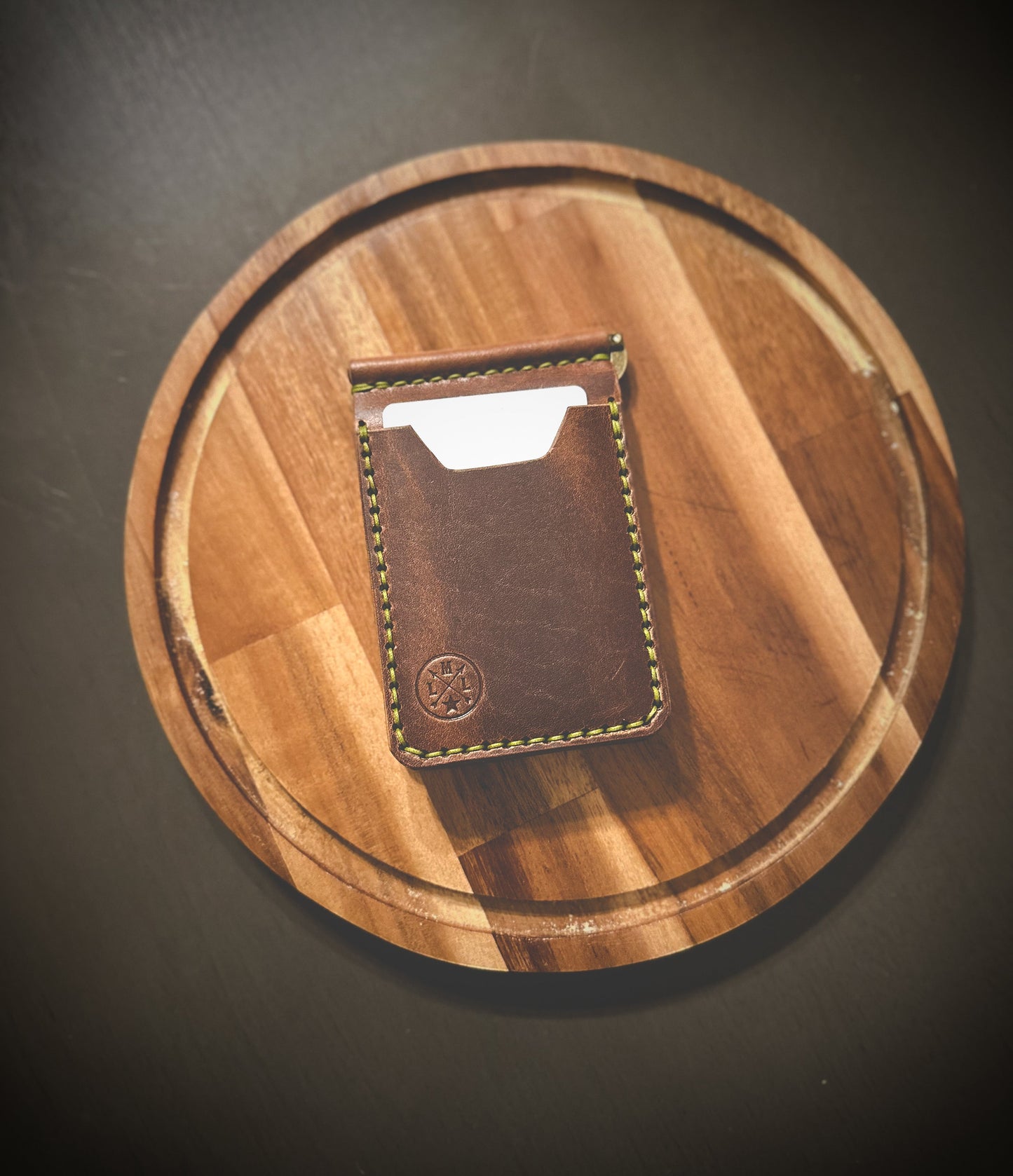 RTS ‘Wraith’ - 4 Card slot in Harvest with Olive Thread