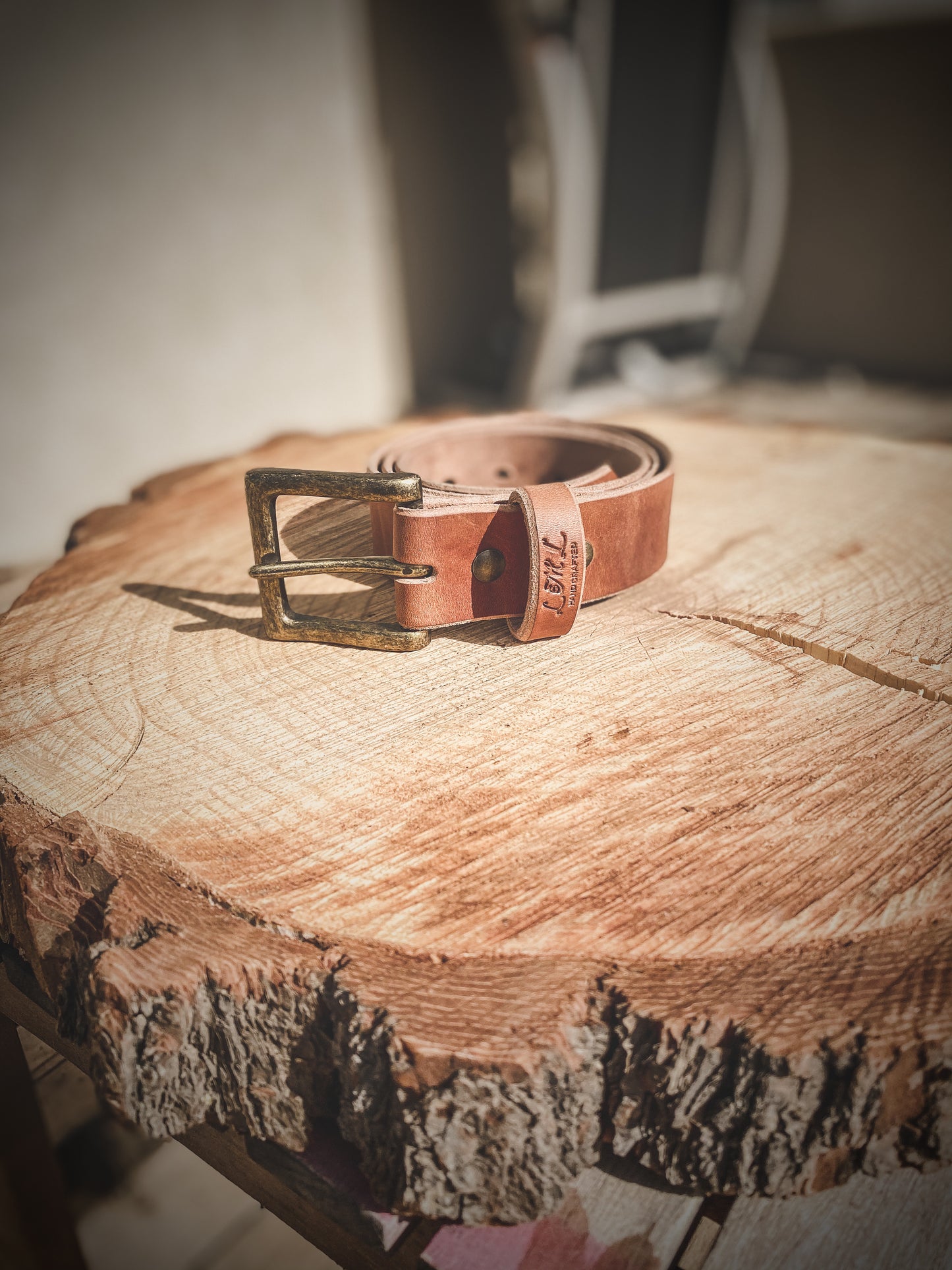 Ready to Ship ‘Everyday’ Full Grain Leather Belt in Russet