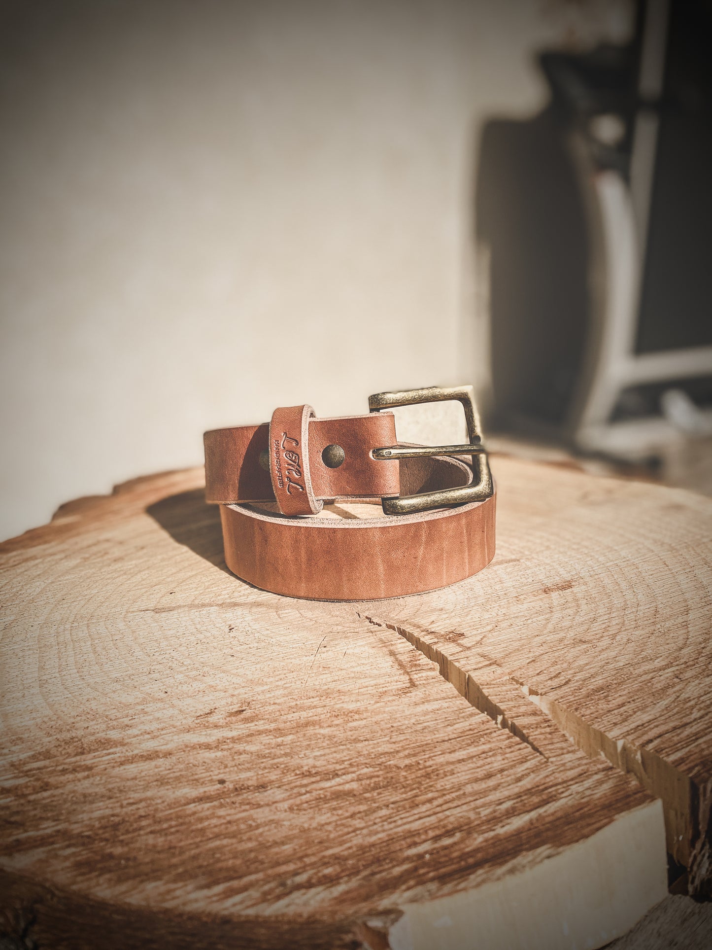 Ready to Ship ‘Everyday’ Full Grain Leather Belt in Russet