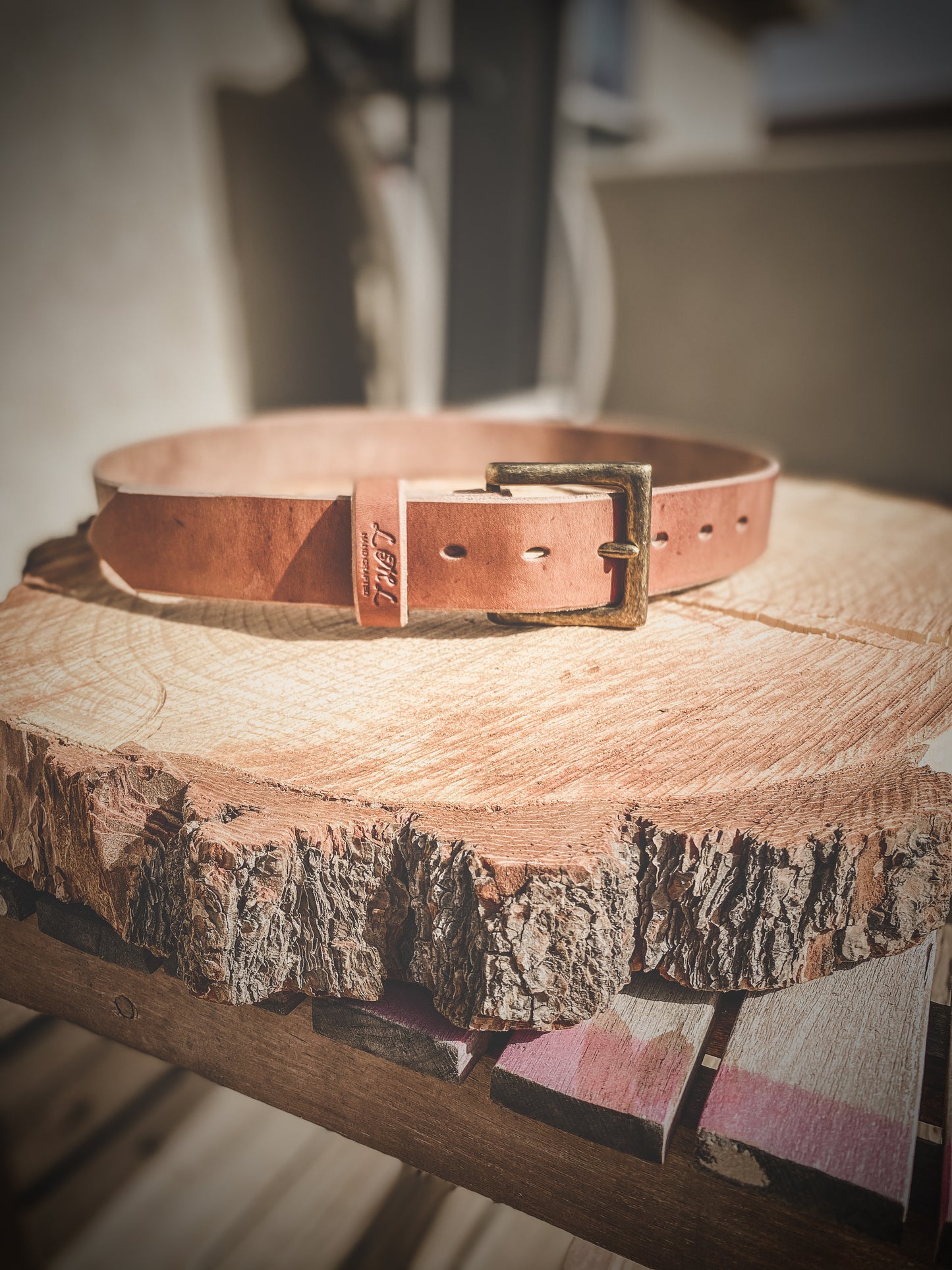 Ready to Ship ‘Everyday’ Full Grain Leather Belt in Russet