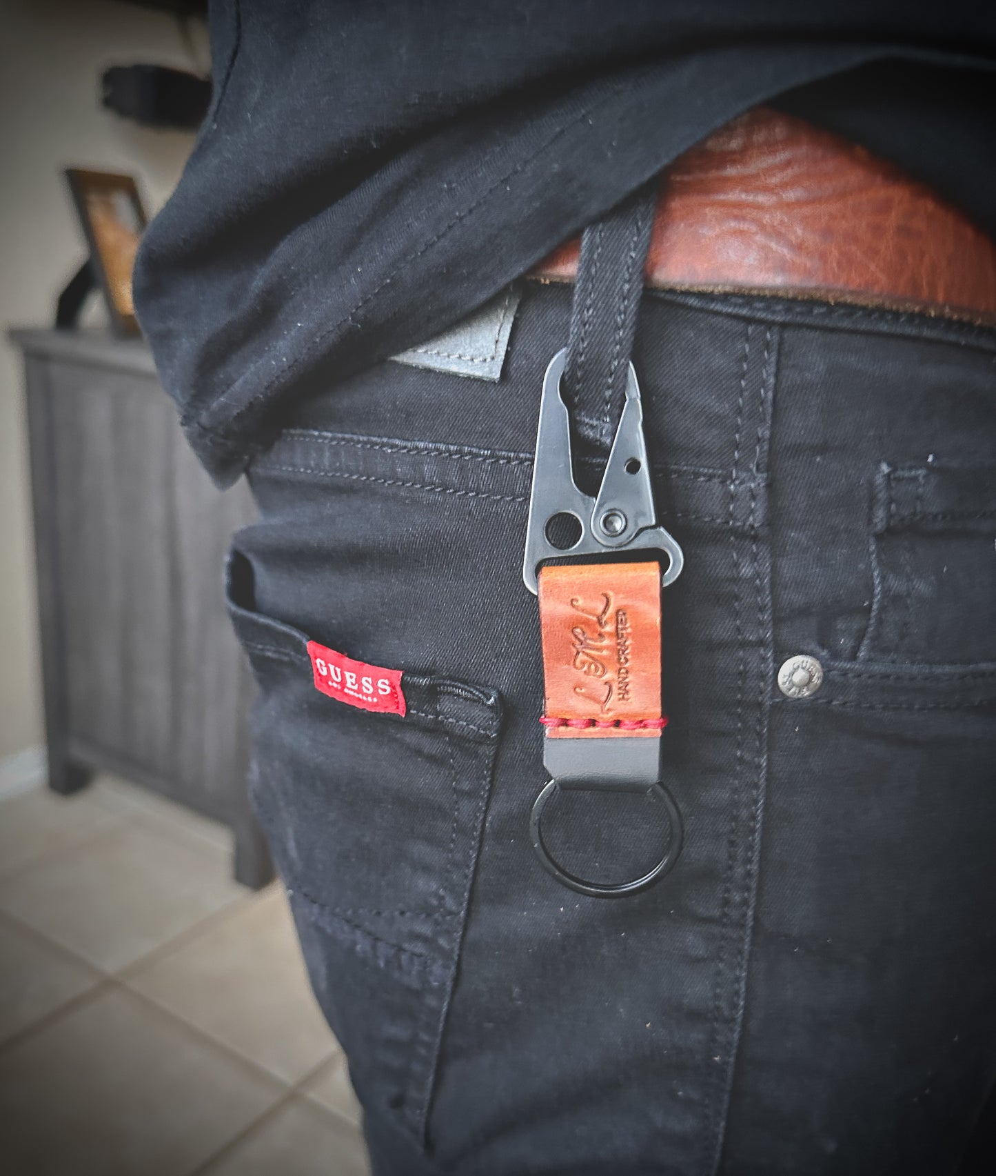 The 'Thaye' Full Grain Leather Key Chain