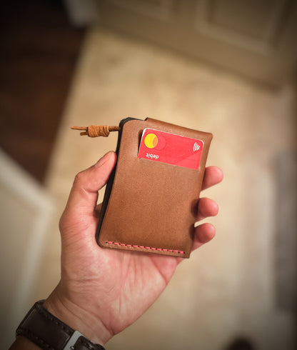 The 'L.O.H' 3 Card Slot Full Grain Snap Wallet