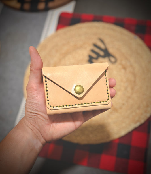 The 'Spirit' 4 Card Slot - Snap Fold Wallet - Full Grain Leather