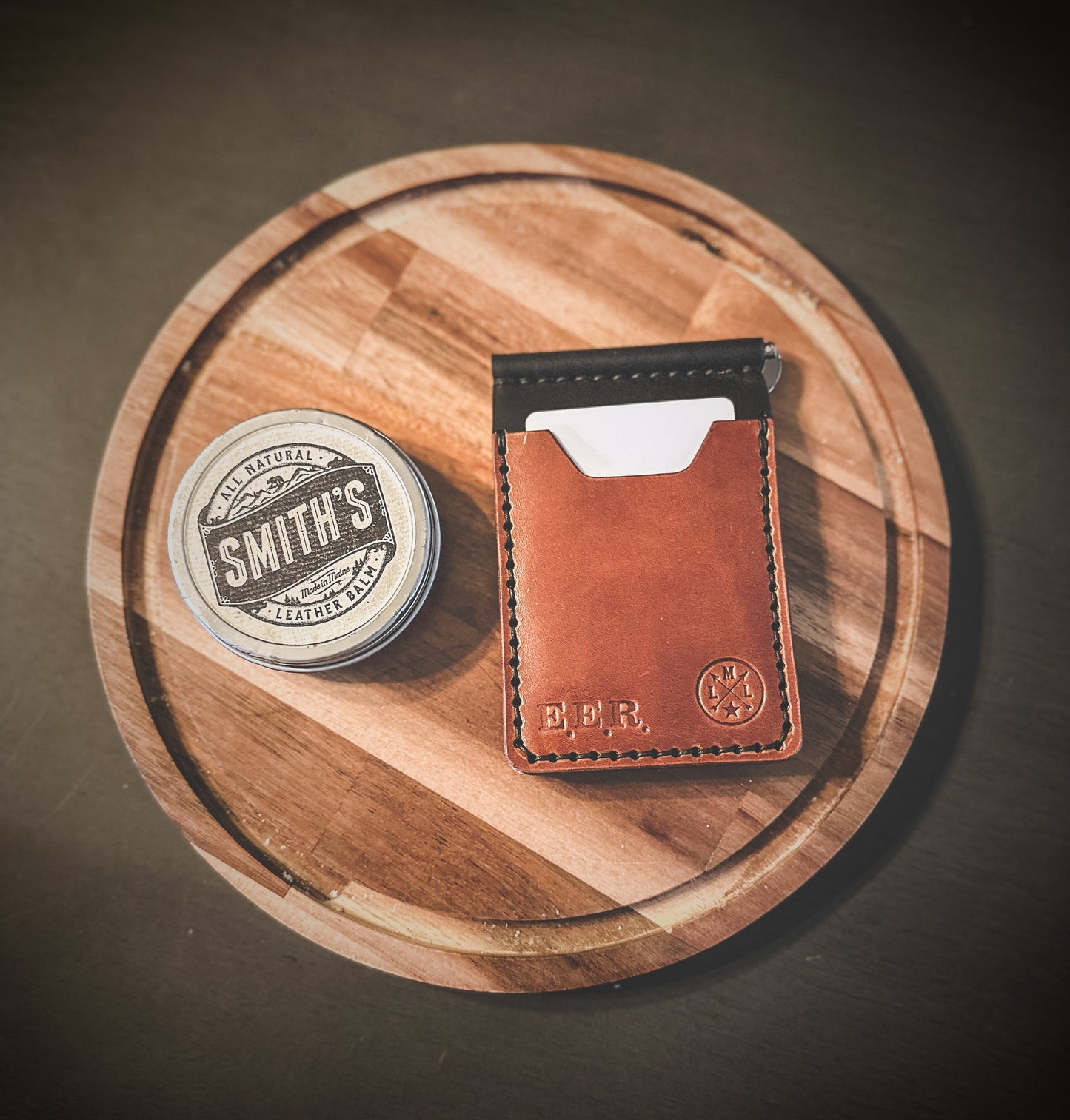 The ‘Wraith’ - 4 Card slot full grain leather ID Wallet