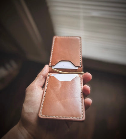 The ‘Wraith’ - 4 Card slot full grain leather ID Wallet