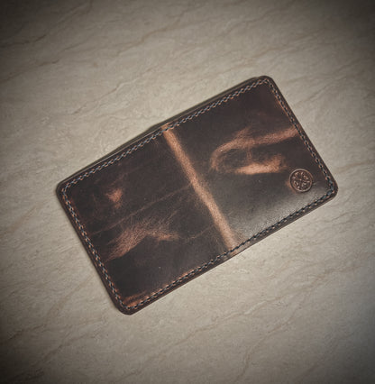 The 'Phantom' 5 Card Slot Full Grain Bi-fold Wallet