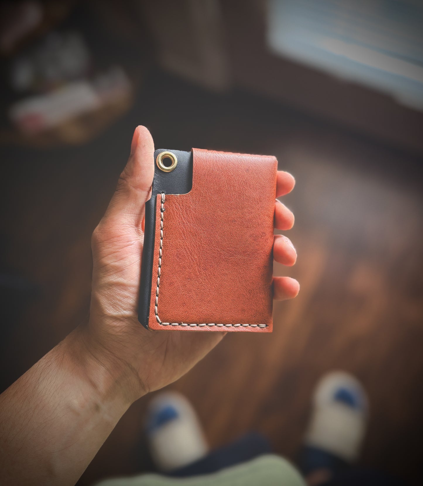 The 'L.O.H' 3 Card Slot Full Grain Snap Wallet