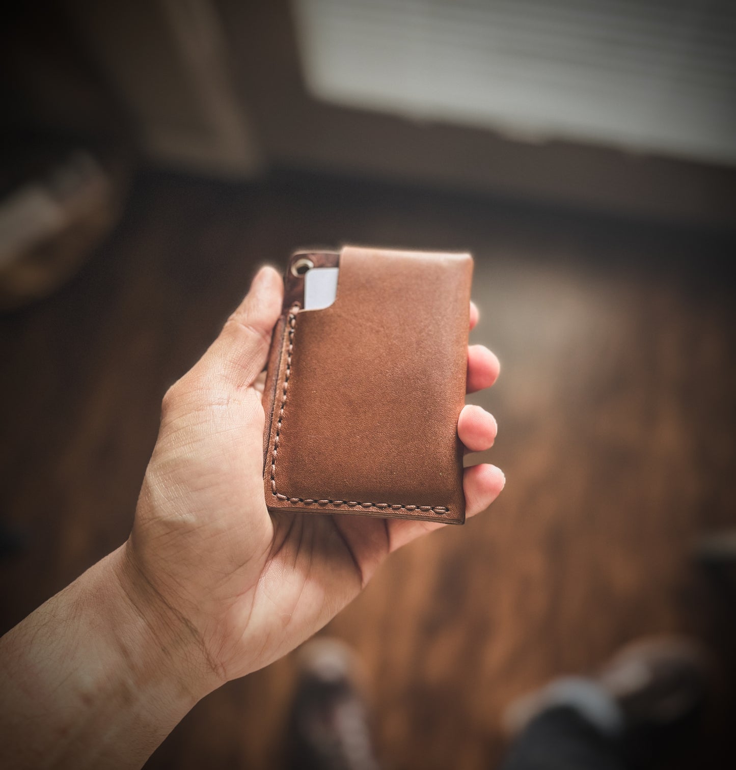 The 'L.O.H' 3 Card Slot Full Grain Snap Wallet
