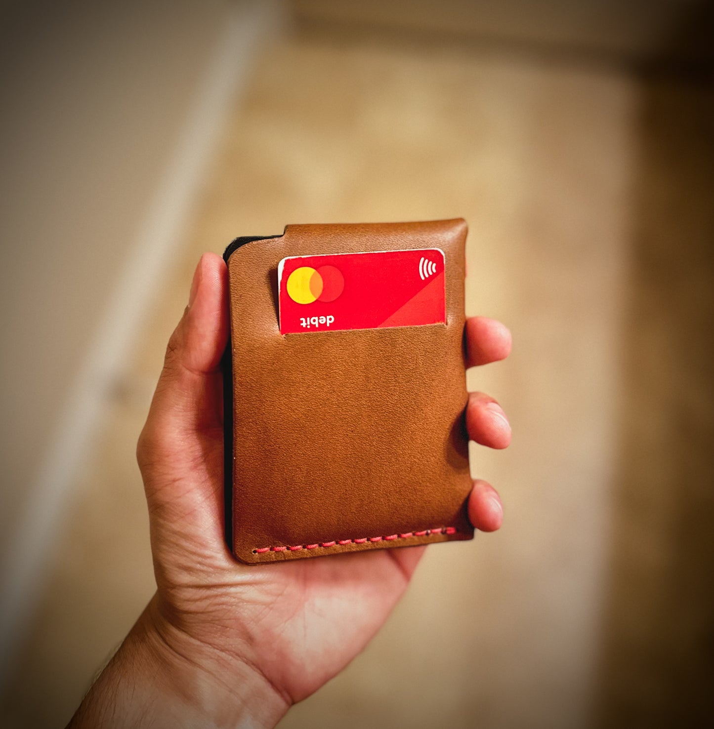 The 'L.O.H' 3 Card Slot Full Grain Snap Wallet