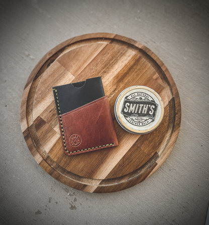 The ‘Reaper’ 3 Card Slot Full Grain Leather  Wallet