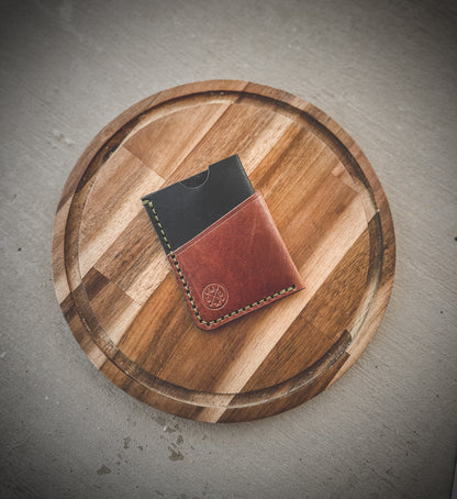 The ‘Reaper’ 3 Card Slot Full Grain Leather  Wallet