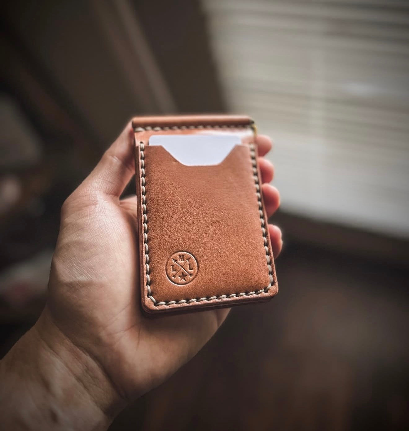 The ‘Wraith’ - 4 Card slot full grain leather ID Wallet