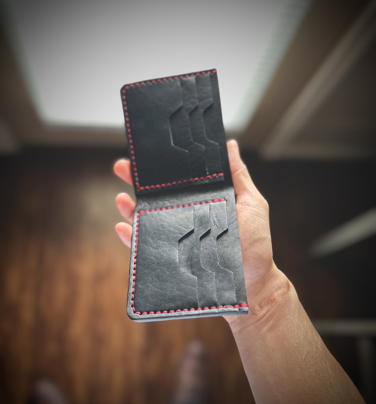 The 'Revenant' Full Grain 6 Card Slot Bi Fold Wallet