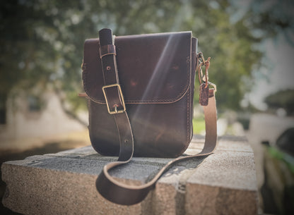 The ‘Moroi ’ Full Grain Leather Crossbody Bag