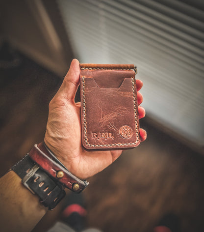 The ‘Wraith’ - 4 Card slot full grain leather ID Wallet