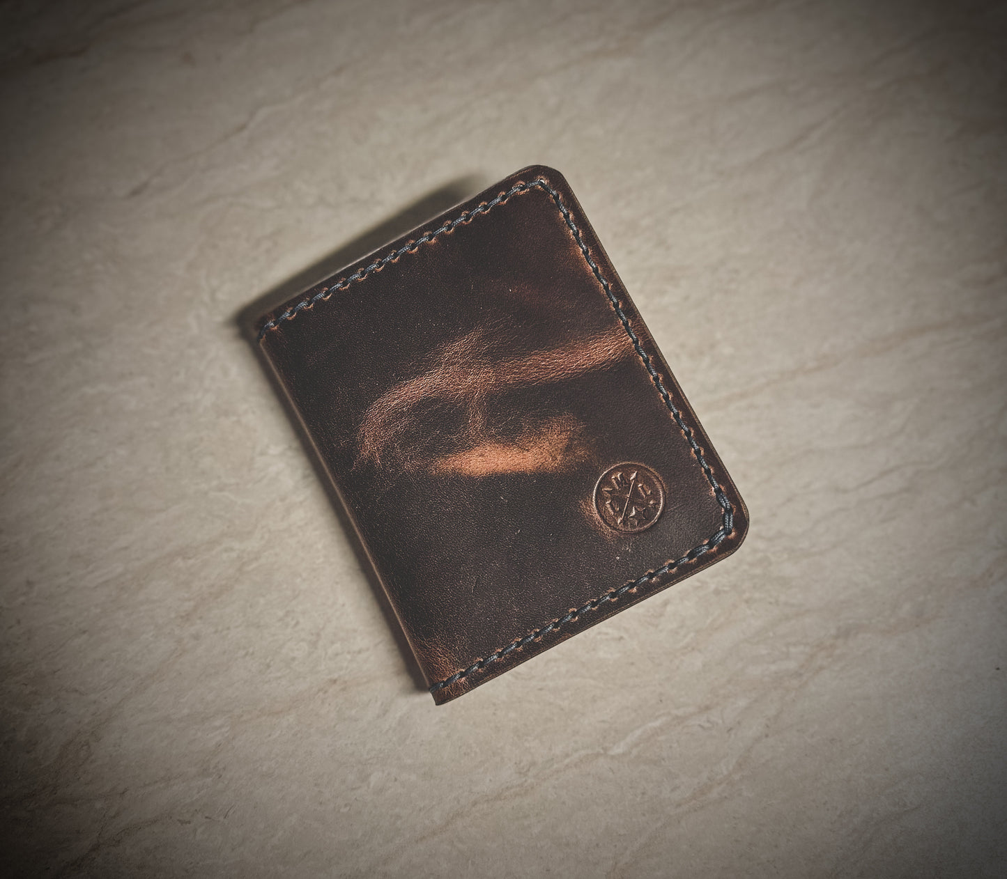 The 'Phantom' 5 Card Slot Full Grain Bi-fold Wallet