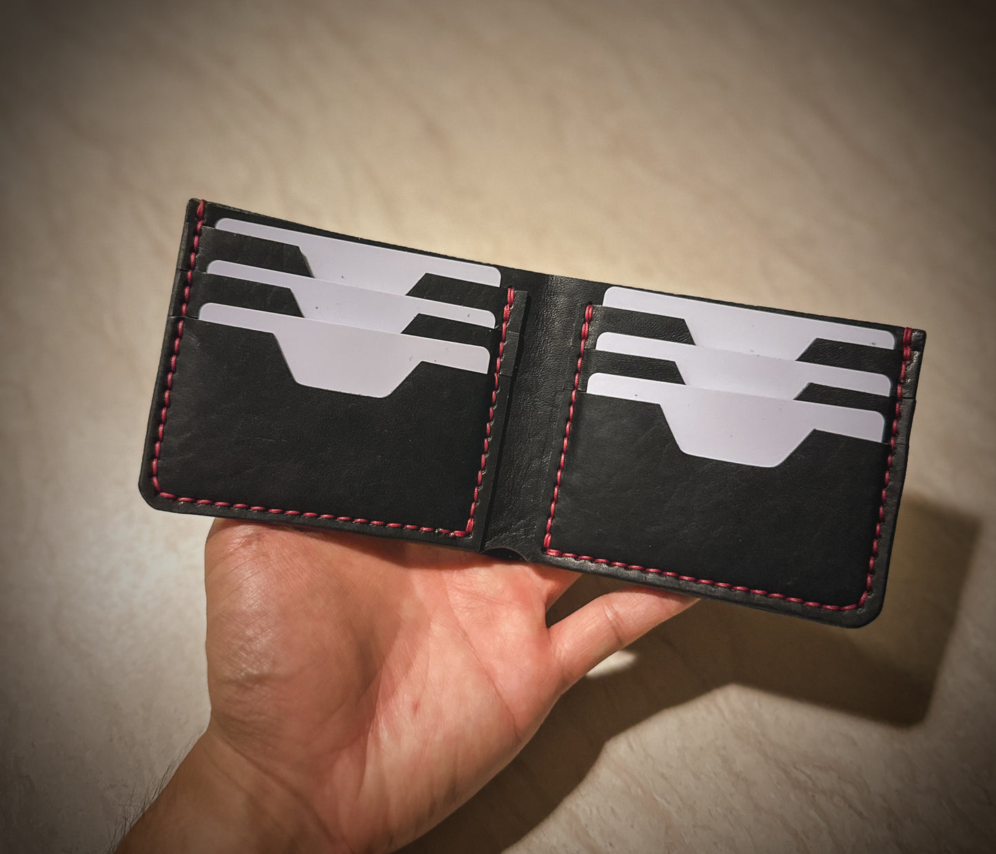 The 'Revenant' Full Grain 6 Card Slot Bi Fold Wallet