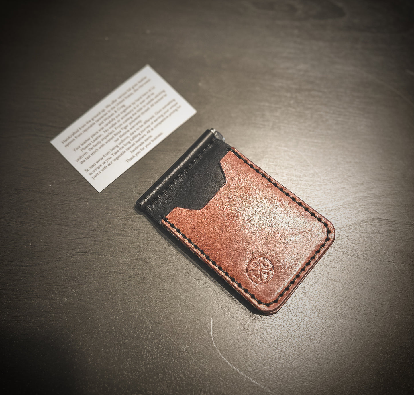 The ‘Wraith’ - 4 Card slot full grain leather ID Wallet