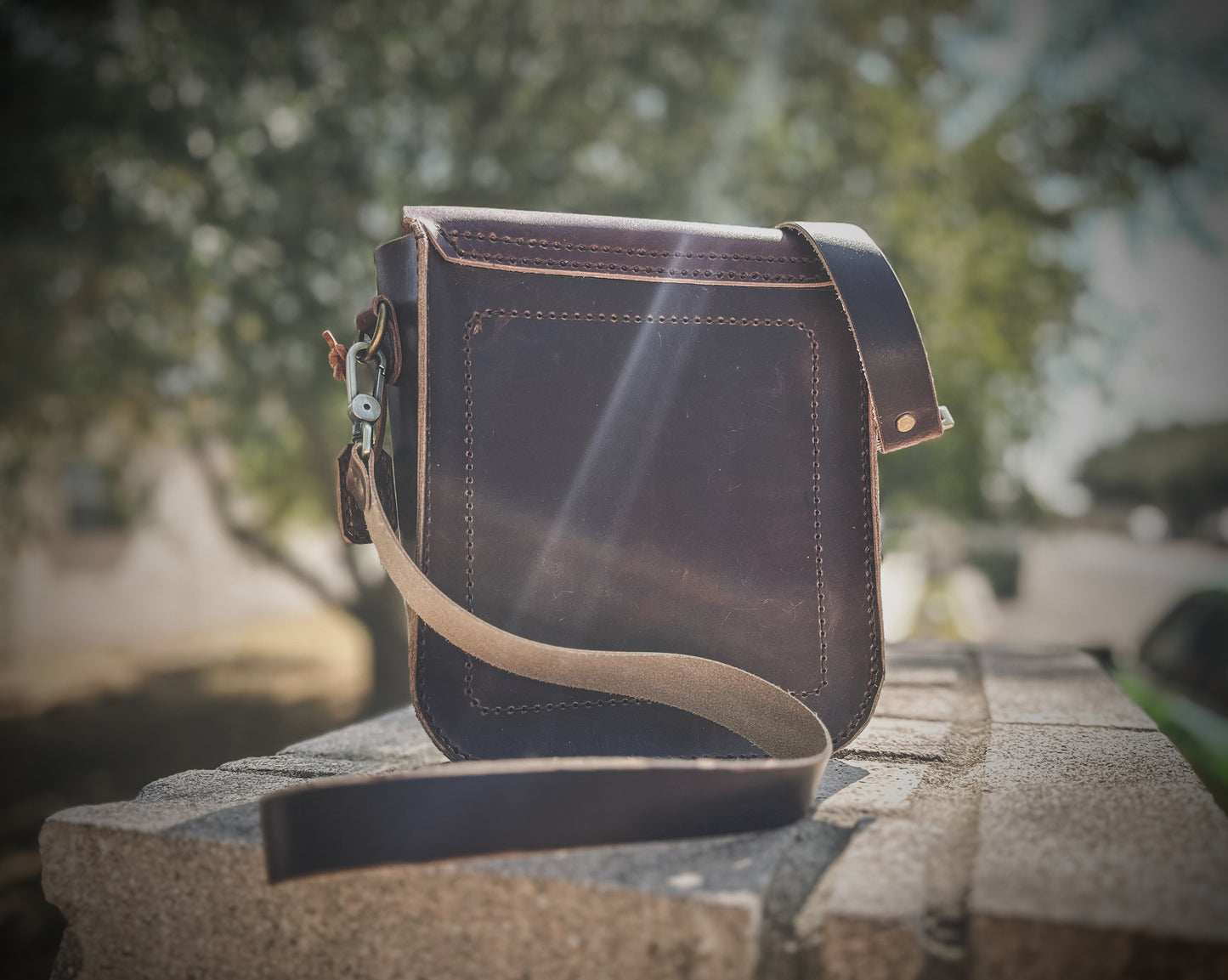 The ‘Moroi ’ Full Grain Leather Crossbody Bag