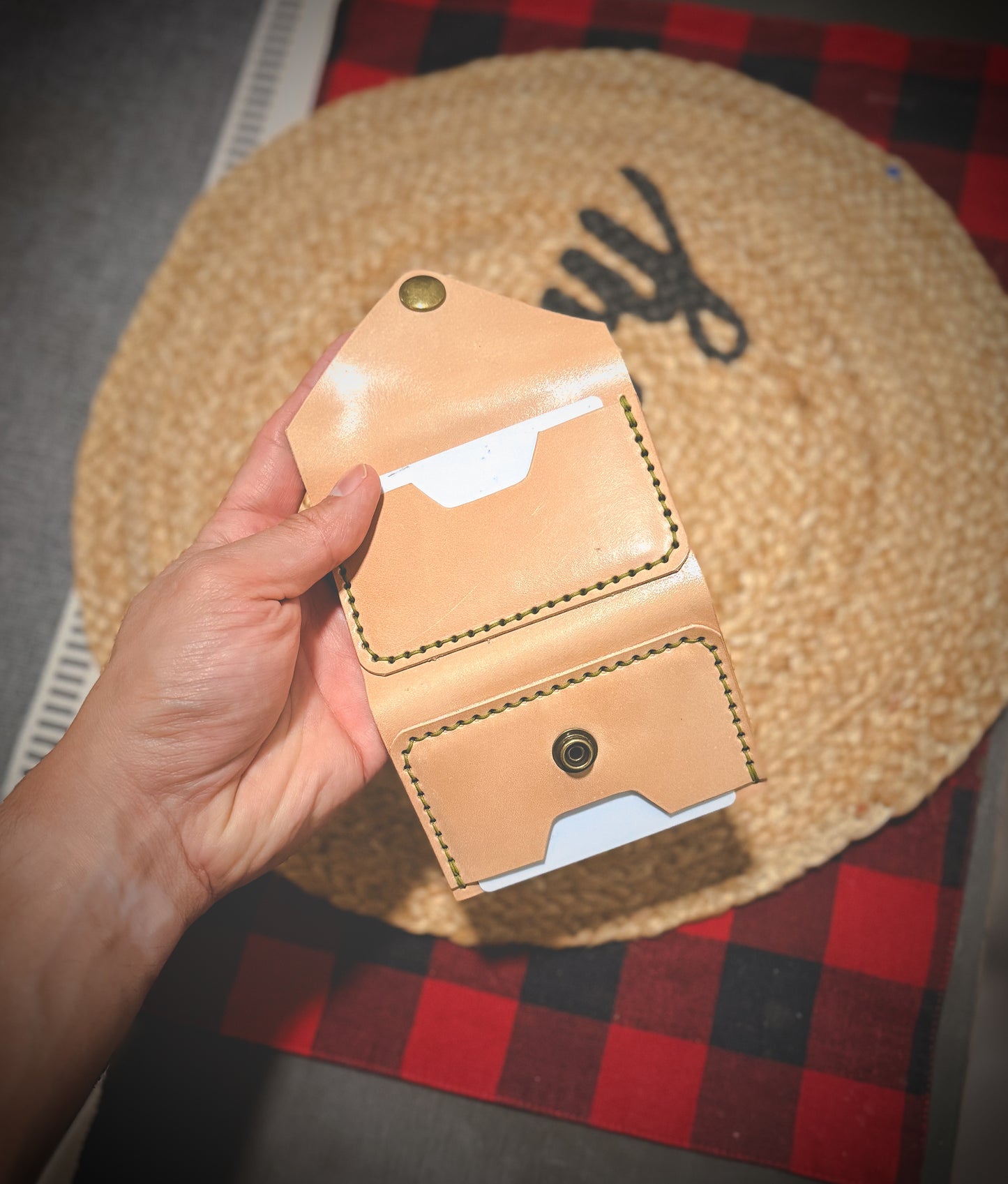 The 'Spirit' 4 Card Slot - Snap Fold Wallet - Full Grain Leather