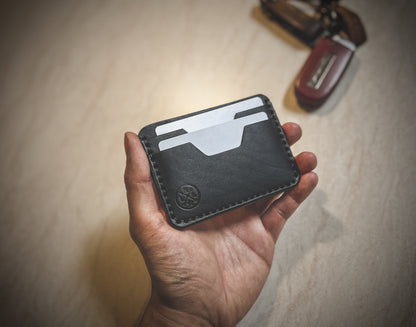 The 'Banshee' 4 Card ID Slot Full Grain Wallet