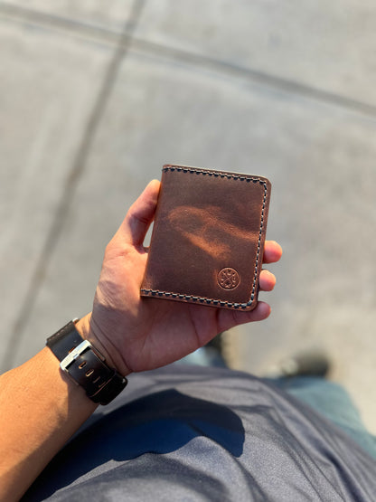 The 'Phantom' 5 Card Slot Full Grain Bi-fold Wallet