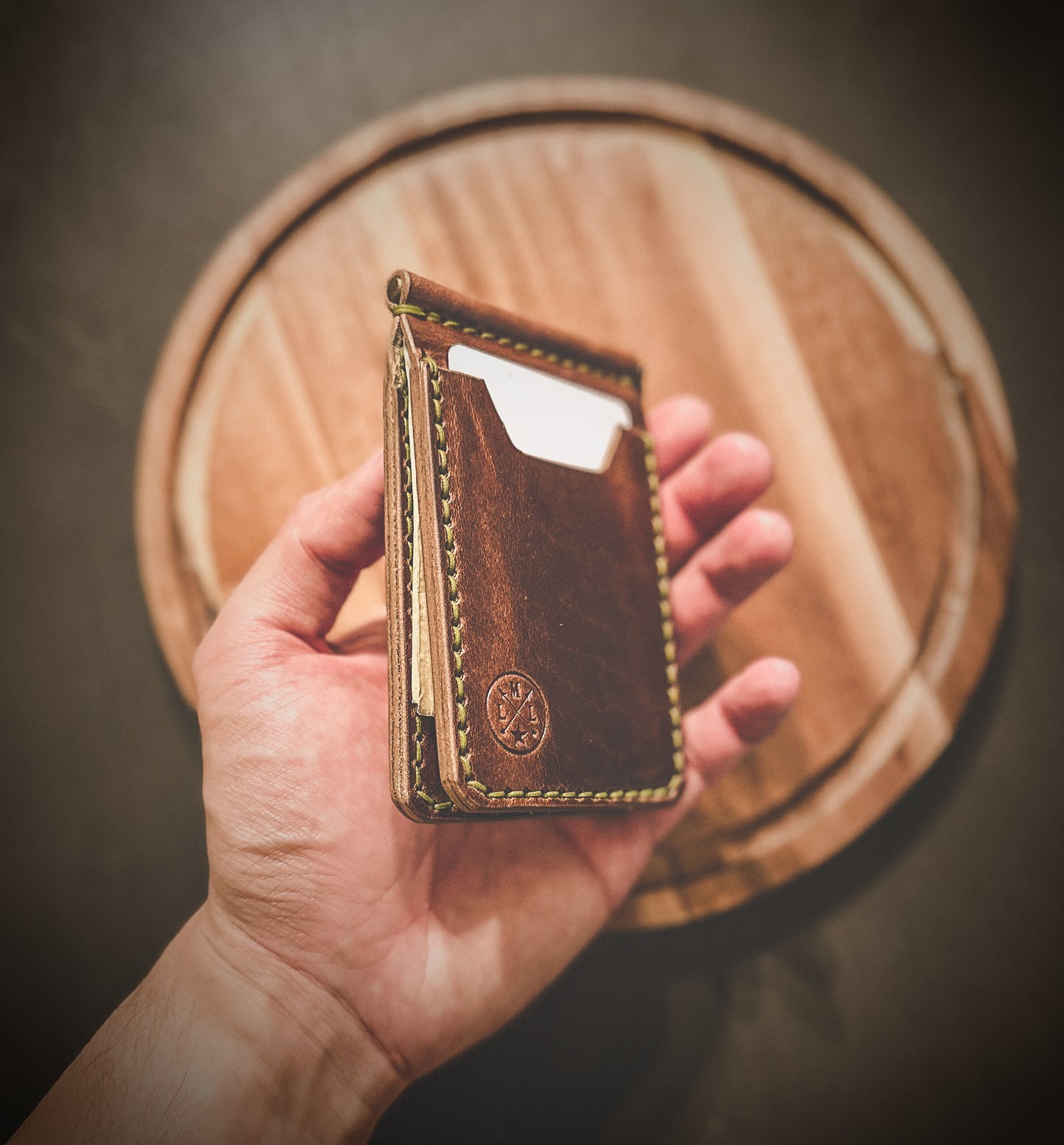 The ‘Wraith’ - 4 Card slot full grain leather ID Wallet