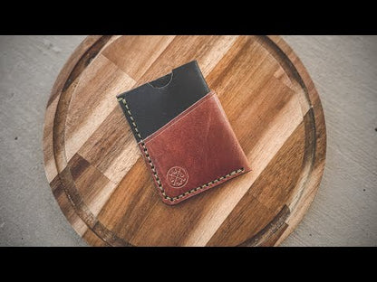 The ‘Reaper’ 3 Card Slot Full Grain Leather  Wallet