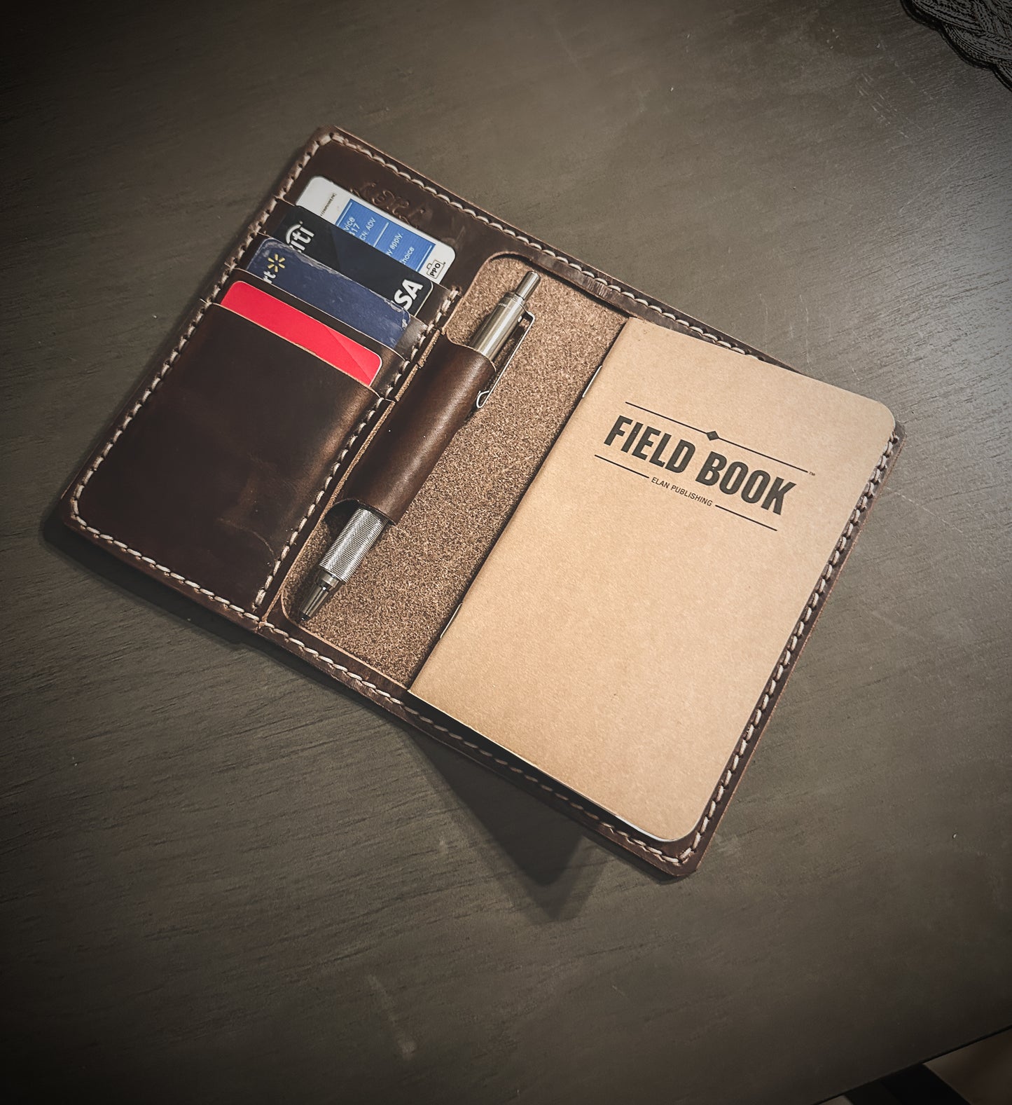 The ‘Phoenix’ 4 Card Slot Journal/ Passport Wallet