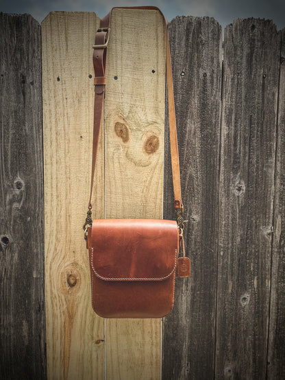 The ‘Moroi ’ Full Grain Leather Crossbody Bag