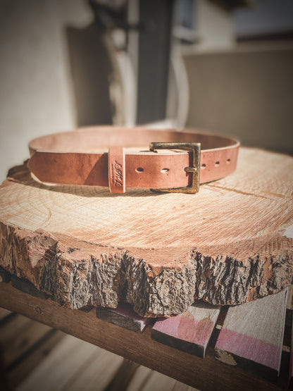 Ready to Ship  ‘Everyday’ Full Grain Leather Belt in Russet