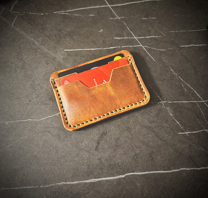 The 'Banshee' 4 Card ID Slot Full Grain Wallet