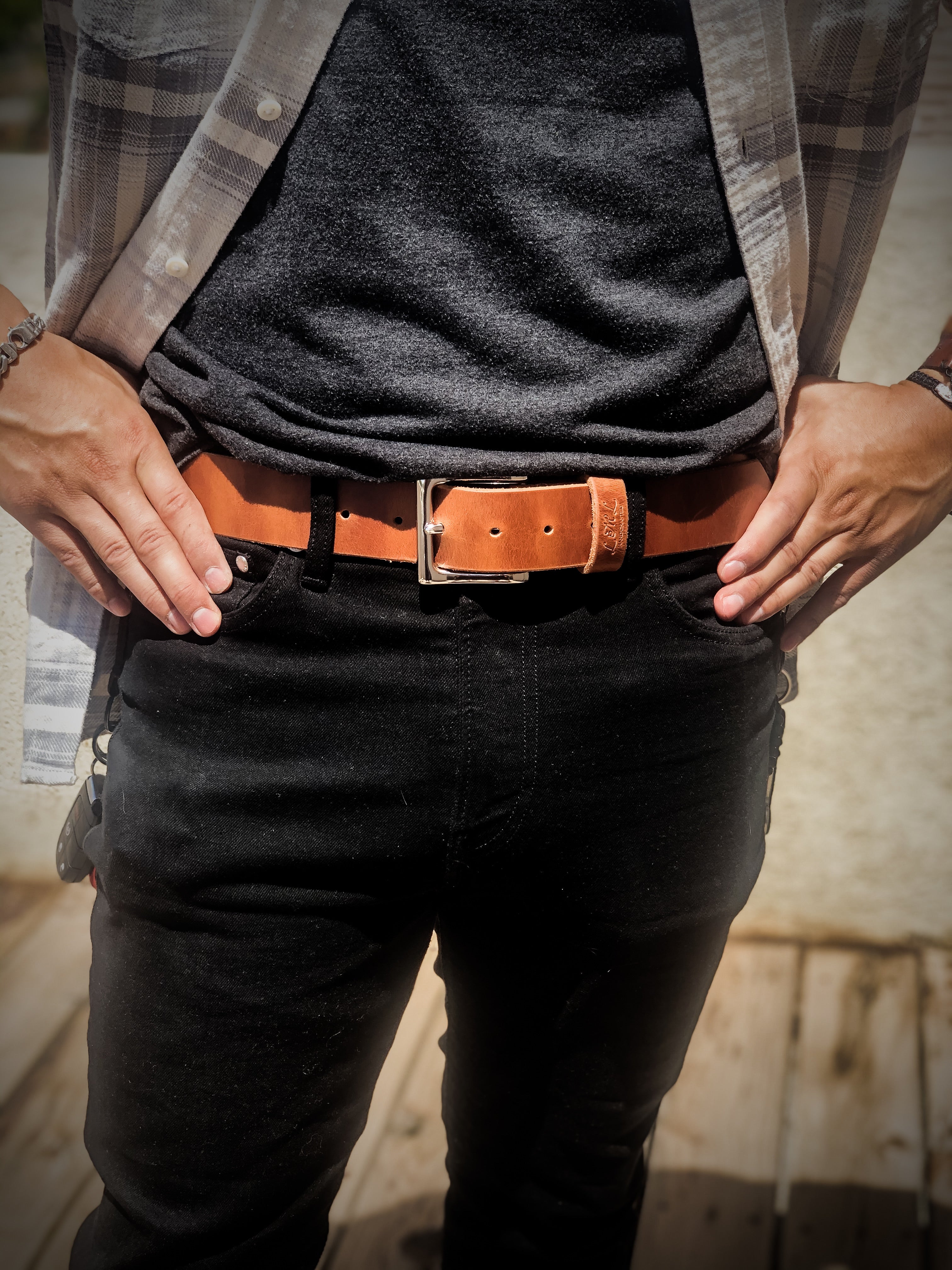 The 'Everyday' Traditional Leather Belt – La Muerte Leather