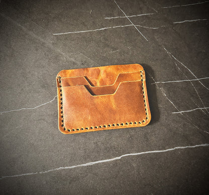 The 'Banshee' 4 Card ID Slot Full Grain Wallet