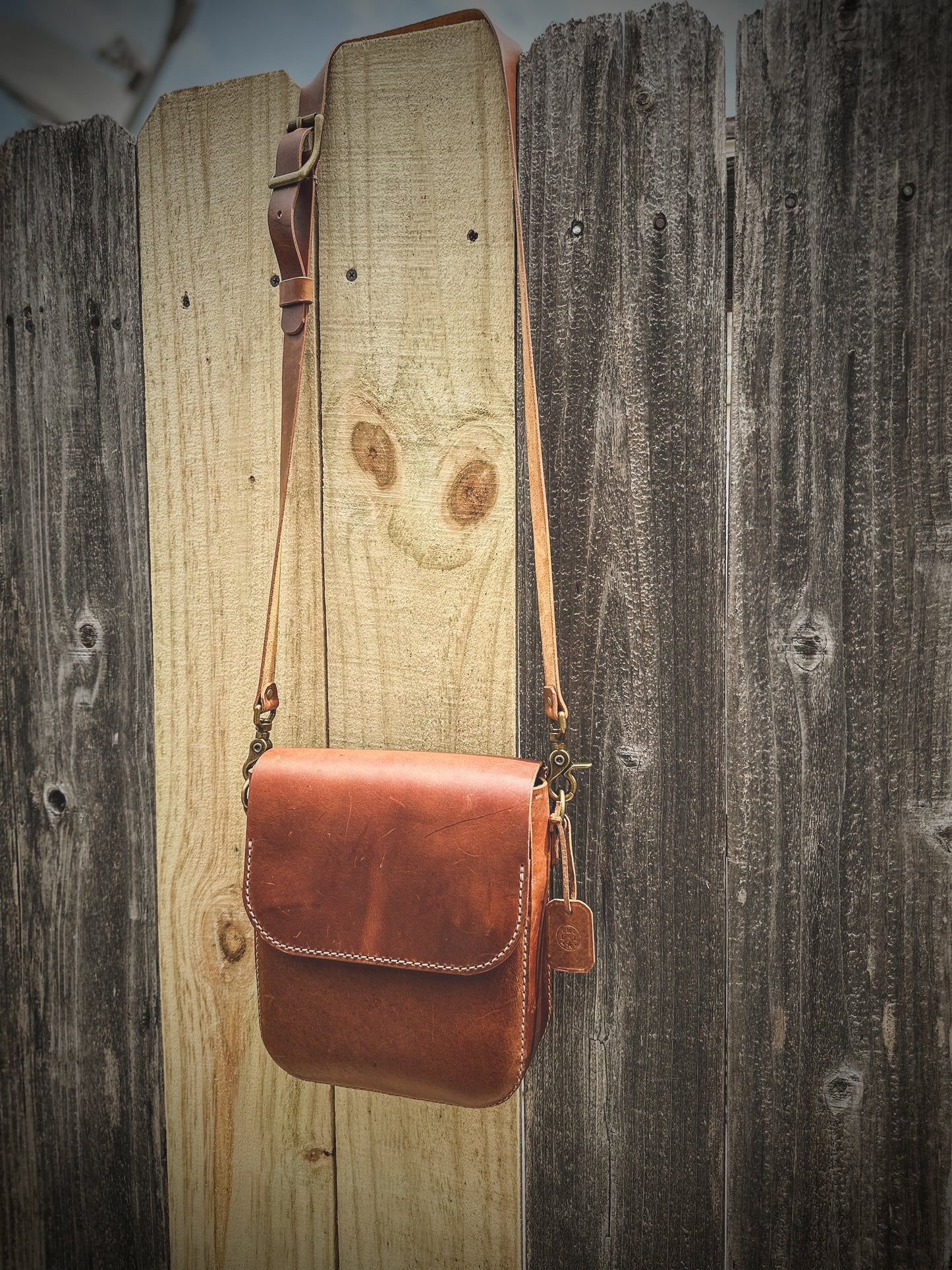 The ‘Moroi ’ Full Grain Leather Crossbody Bag