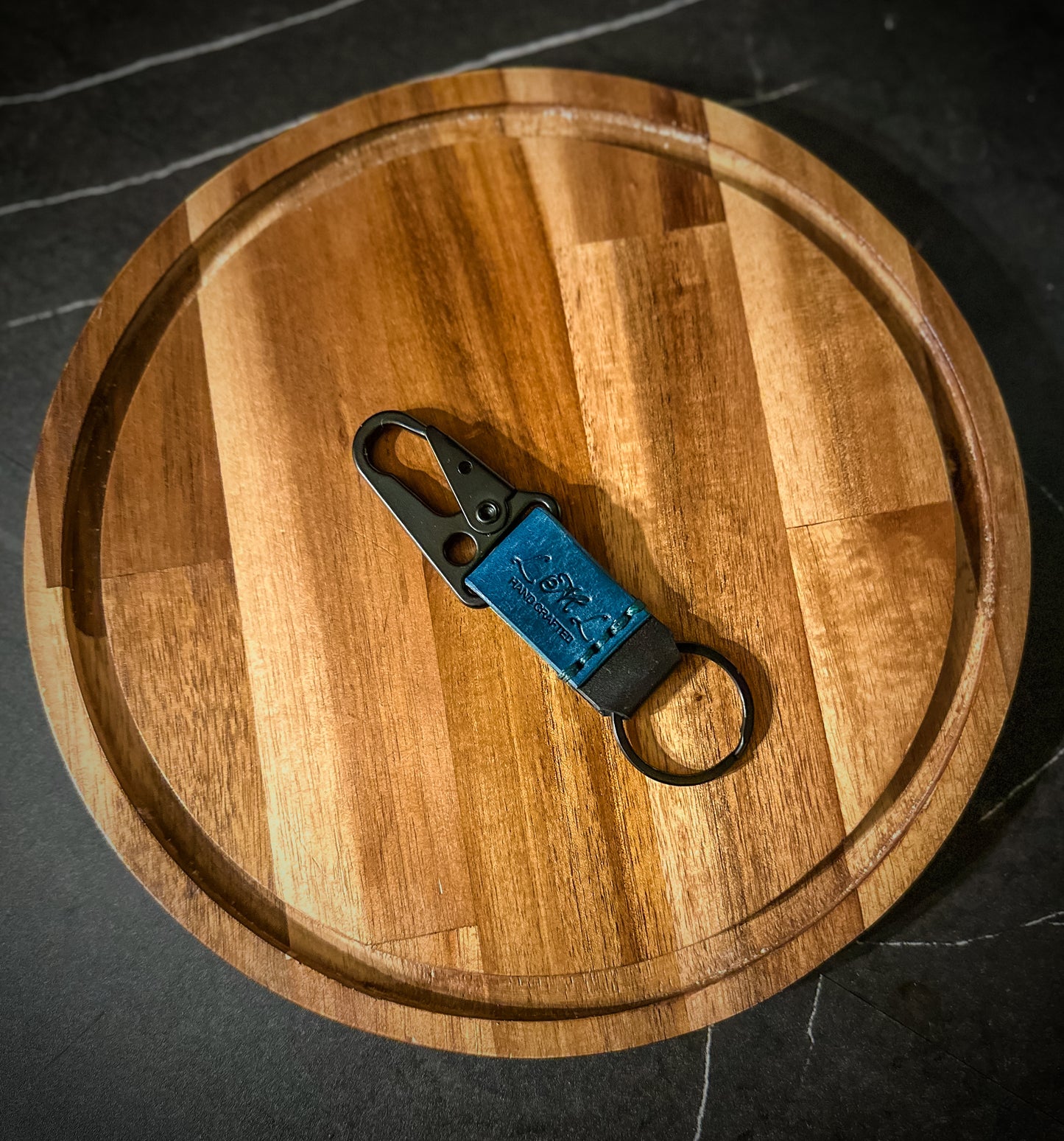 The 'Thaye'  Full Grain Leather Key Chain