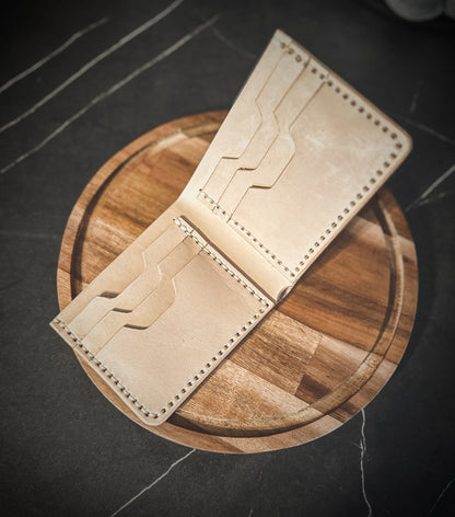 The 'Revenant' Full Grain 6 Card Slot Bi Fold Wallet