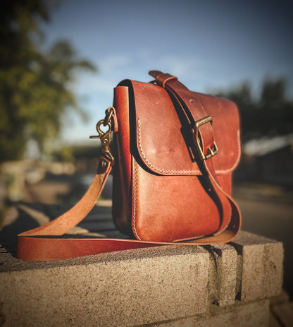 The ‘Moroi ’ Full Grain Leather Crossbody Bag